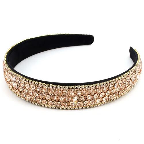 Miniatura 16 de Wecoe Diadema con diamantes de imitación para mujeres y niñas, azul, diadema de moda, antideslizante, brillante, cristal, diamante, banda fina