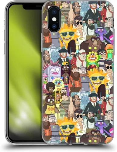 Miniatura 197 de Head Case Designs Funda de gel con licencia oficial de Rick and Morty Aliens Season 3 [protección de grado militar] compatible con Apple iPhone 12