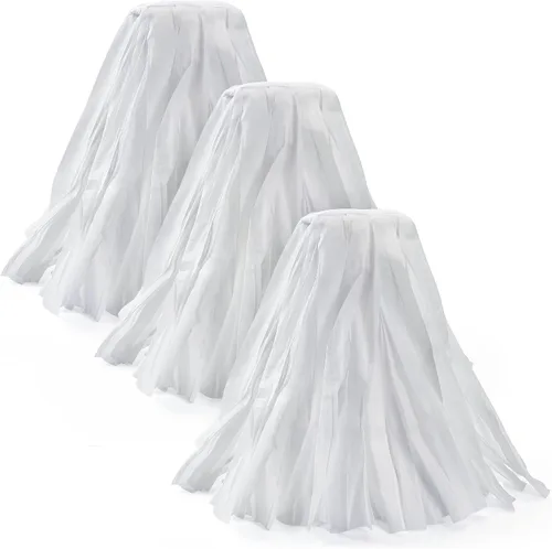 Miniatura 13 de Matthew Cleaning - Paquete de 3 trapeadores de algodón de 16 onzas, cuerda abierta de algodón, recambios de cuerda resistente, mezcla universal
