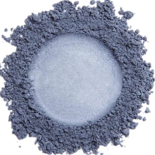 Maquillaje mineral (azul ahumado) sombra de ojos, sombra de ojos brillante, polvo suelto, sombra de ojos con purpurina, maquillaje orgánico, Azul