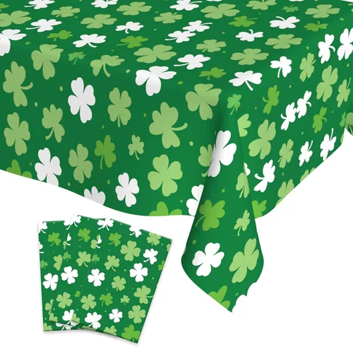 Miniatura 9 de Decoraciones para Fiestas de Fútbol, Paquete de 2 Manteles de Plástico para Fútbol (54x108 Pulgadas), Cubiertas de Manteles Rectangulares