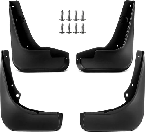 YHTAUTO Juego de 4 protectores contra salpicaduras para Chevrolet Cruze 2010-2015 Cruze Limited 2016 Sedán, no compatible con faldones laterales y