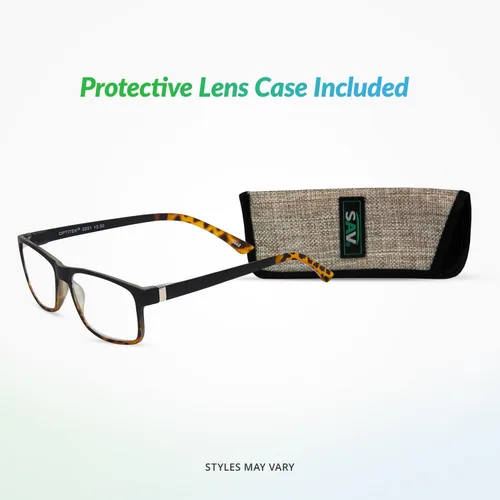Miniatura 6 de Select-A-Vision Optitek Tri Focus 2201 - Lentes de lectura unisex para adultos, color negro, Negro (Demi)