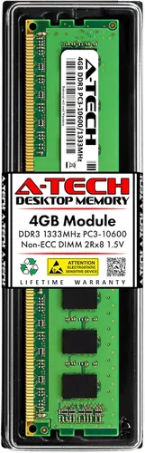 Miniatura 15 de A-Tech Kit de 16 GB (2 x 8 GB) RAM para Dell OptiPlex 9010, 7010, 3010, 990, 790, 390 (USFF/SFF/MT/DT) DDR3 1333 MHz DIMM PC3-10600 UDIMM