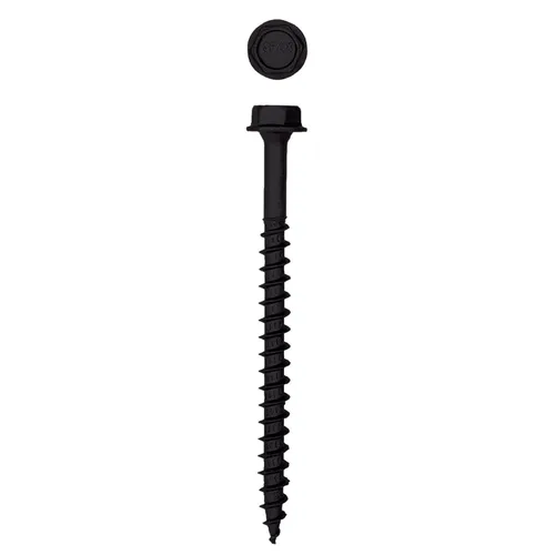 Miniatura 25 de Tornillos de retraso de madera estructural con cabeza hexagonal exterior de 1/2 "x 5" Powerlags Hex (25 EA)
