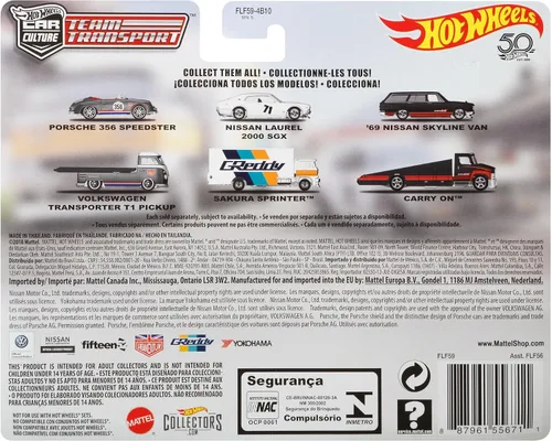 Miniatura 8 de Hot Wheels Equipo de transporte Sakura Sprinter