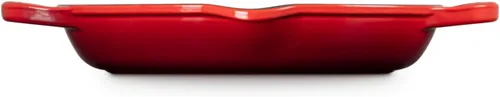 Miniatura 3 de Le Creuset Parrilla redonda profunda de hierro fundido esmaltado, 9.75 pulgadas, color cereza Cerise