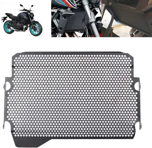 Miniatura 6 de Protector de rejilla de radiador de motocicleta, cubierta protectora de rejilla para Yamaha YZF R7 YZFR7 YZF-R7 2021 2022 MT-07 MT07 FZ-07 FZ07 2014