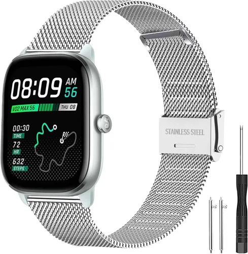 Miniatura 8 de Harikiri Correa compatible con Amazfit GTS 4 Mini/GTS 4/GTS 3/GTS 2e/GTS 2 Mini/GTS 2/GTS