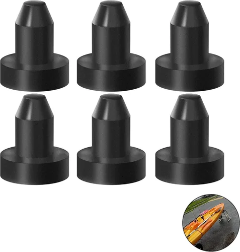 TonGass Paquete de 6 tapones de drenaje de kayak de 1/2 pulgada para kayak de neopreno compatibles con Sun Dolphin Aruba 8 SS 10 Bali 8 Excursion 10