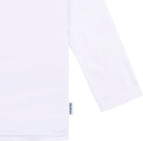 Miniatura 4 de Gerber Paquete de 5 camisetas lisas de manga larga para bebé, 160 GSM