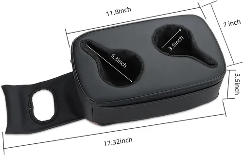 Miniatura 7 de MARCHFA Bandeja para portavasos para automóvil, soporte para bebidas para automóvil, SUV, organizador de asiento trasero, accesorios, soporte