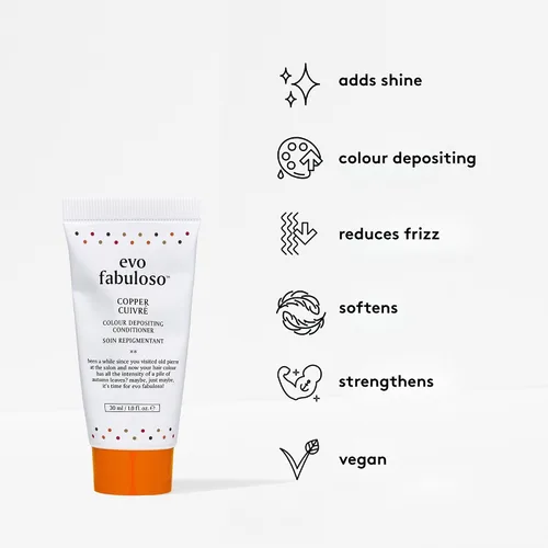 Miniatura 4 de Evo Fabuloso - Acondicionador de depósito de color - Acondicionador de cuidado del color para cabello teñido - Tratamiento nutritivo para cabello