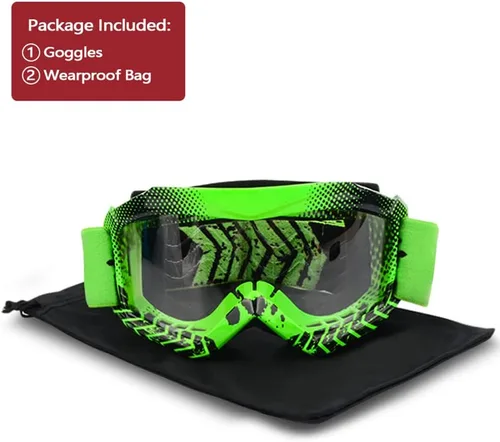 Miniatura 7 de Gafas de equitación para niños, adolescentes, jóvenes, ATV, motocicleta, esquí, snowboard, motocross