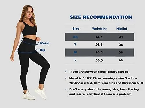 Miniatura 7 de NEPOAGYM Leggings de cintura alta para mujer, sin costuras frontales, leggings de yoga ligeros de 2528 pulgadas, 78 pulgadas y longitud completa