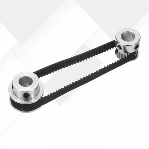 Miniatura 4 de MECCANIXITY 3.780 in GT-2 correa dentada, 5pcs 0.354 in ancho 0.079 in paso impresión 3D GT-2 correa dentada caucho de bucle cerrado, negro