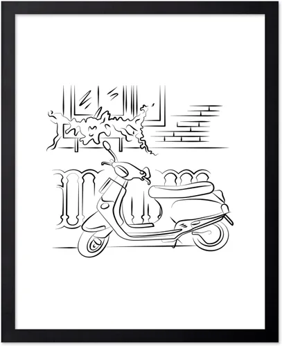 Miniatura 22 de Poster Master Póster de peonías – Estampado de flores retro – Ilustración floral – Ilustración en blanco y negro – Diseño de línea y abstracto