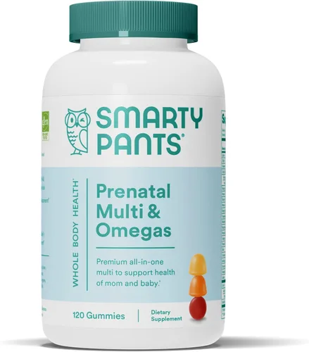 Miniatura 14 de SmartyPants Gomitas multivitamínicas prenatales - Fórmula mejorada: Omega 3 (DHA/EPA), metilfolato, biotina, vitamina D3, C, vitamina B12, B6