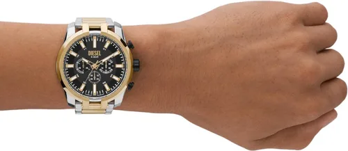 Miniatura 5 de Diesel Reloj de cuarzo cronógrafo de acero inoxidable dividido para hombre