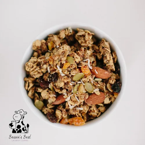 Miniatura 2 de Bessie's Best Lactation Granola Apoyo a la lactancia sin lácteos Alternativa de galletas que estimulan la leche Snacks de enfermería Aumento