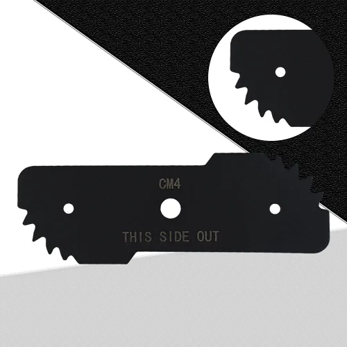 Miniatura 7 de Cuchilla de bordeadora 243801-02, compatible con Black & Decker 243801-00 LE750 y EH1000 repuesto de bordeadora, también se adapta a cortadoras