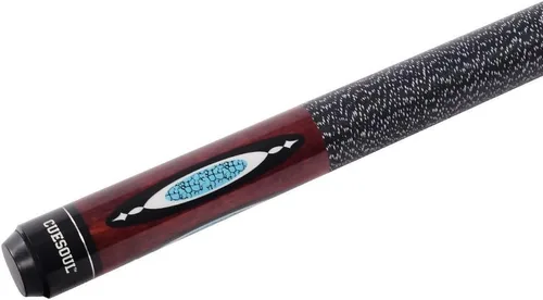 Miniatura 4 de Cuesoul Juego de taco de billar de madera de arce de 58 pulgadas, 19 oz/20 oz, punta de 11.5 mm/13 mm [peso ajustable] 19oz-Rojo vino sin estuche