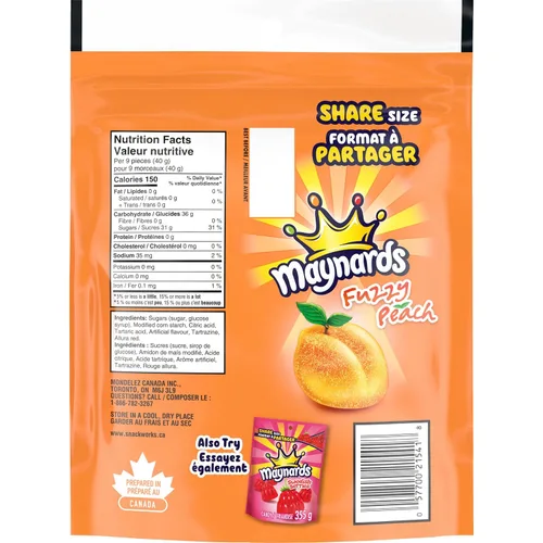 Miniatura 2 de Maynards Melocotón difuso 355g (12.5oz)