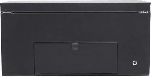 Miniatura 5 de Enrollador triple para reloj WOLF Viceroy con almacenamiento, Contemporáneo, Negro