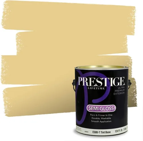 Miniatura 81 de PRESTIGE Paints Exterior Paint and Primer In One, 1-Gallon, Satin, Comparable Match of Benjamin Moore* Royal Linen* 931BM-PCM