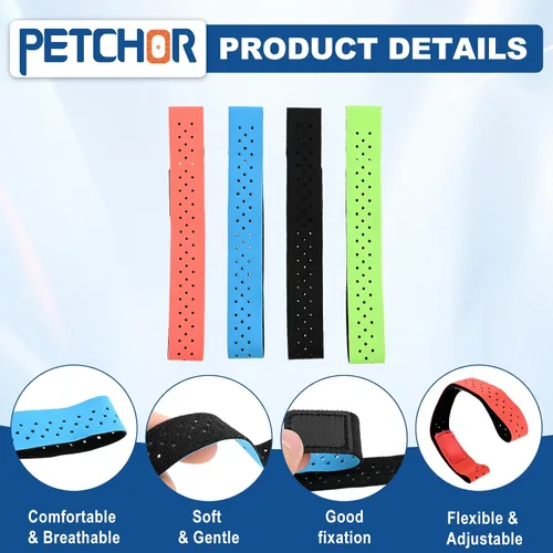 Miniatura 3 de 4 correas de repuesto para monitor de frecuencia cardíaca, correas suaves ajustables compatibles con OTF, Orange Theory Fitness, sensor