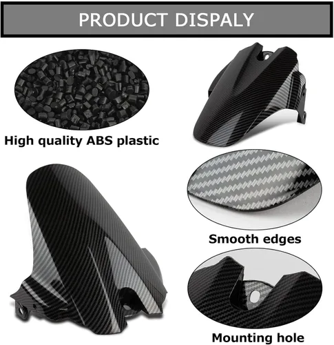 Miniatura 4 de Guardabarros para rueda trasera con abrazadera de neumático para GSXR600 750 K6 K8 2006-2010 de fibra de carbono pintada