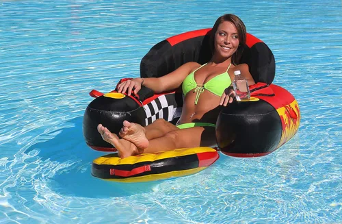 Miniatura 2 de Sportsstuff Siesta Lounge Salón flotante, vejiga de PVC de calibre pesado, cubierta de nailon resistente