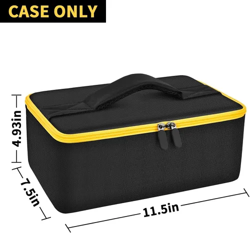 Miniatura 4 de Bolsa compatible con herramienta de corte sin escobillas DEWALT 20V MAX 3 en 1 (DCS438B), estuche de almacenamiento, soporte organizador para Negro