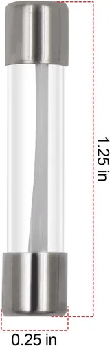 Miniatura 2 de 2 fusibles de microondas 5304509451 de 20a 125 V para microondas Frigidaire, aplicables para GE WB27X11138 WB27X10388 PS5136235 00469295 30469294