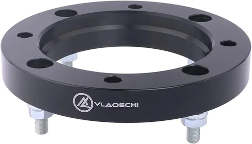 Miniatura 8 de Espaciadores de rueda ATV centrados en el cubo forjados negros 4x156 de 1 pulgada con pernos de 3/8"-24 Compatibles con Polaris Kawasaki de 4 lugs