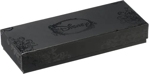 Miniatura 3 de Disney Minnie Mouse - Reloj clásico con correa de cuero de cuarzo para adultos, manos articuladas, analógico, Negro
