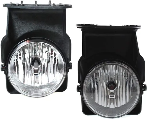 Miniatura 8 de KarParts360 Para 2005 2006 GMC Sierra 1500 Conjunto de luz antiniebla lado del conductor con bombillas reemplaza GM2592154