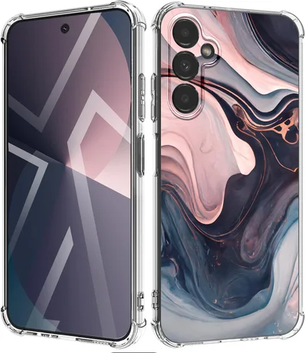 Miniatura 38 de para Samsung Galaxy a15 5G [Funda de Mármol Delgada]+[Anti-Caída Protectora] Fundas de Teléfono de TPU Suave y Elegantes para Mujeres de 6.5 Pulgadas