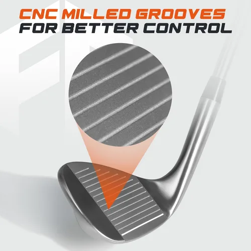 Miniatura 2 de Golf Wedges, 50/52/54/56/58/60/70 Degree Golf Sand Wedge, Gap Wdege, Lob Wedge Golf Clubs for Men Women Right Hand, Milled Face for More Spin and