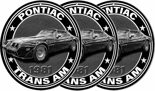 Miniatura 13 de Brotherhood Letreros de metal de metal con emblema de Trans Am de alto rendimiento, reproducción de fotografía de pájaro, letrero redondo