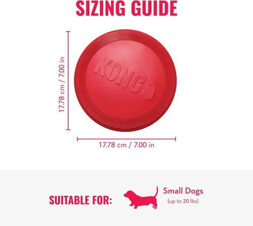 Miniatura 2 de KONG Goodie Bone & Flyer - Juguetes para perros para enriquecer el tiempo de juego, hueso de perro y disco de lanzamiento suave, apoyo mental, hueso