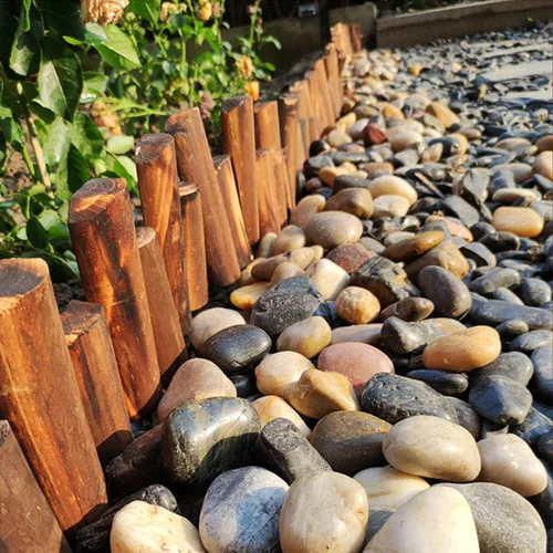 Miniatura 7 de YISZM - Piedras negras para plantas, 2 libras, rocas naturales de río pulidas de 1-2 pulgadas de alto para paisajismo, piedras decorativas