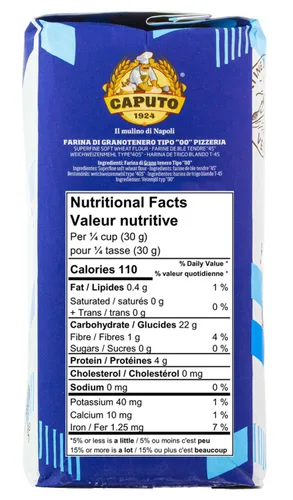 Miniatura 2 de Antimo Caputo Harina para Pizzería Azul, Bolsa de 11 Libras (5Kg) - Harina Italiana 00 - Trigo suave para masa de pizza - Hace esa pizza napolitana