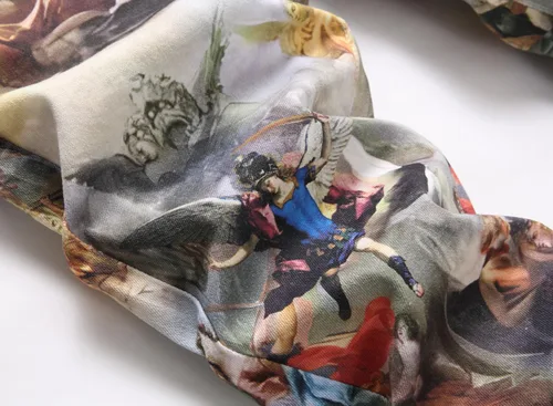 Miniatura 141 de Baylvn - Pantalones de mezclilla entallados y estampados para hombre con corte recto
