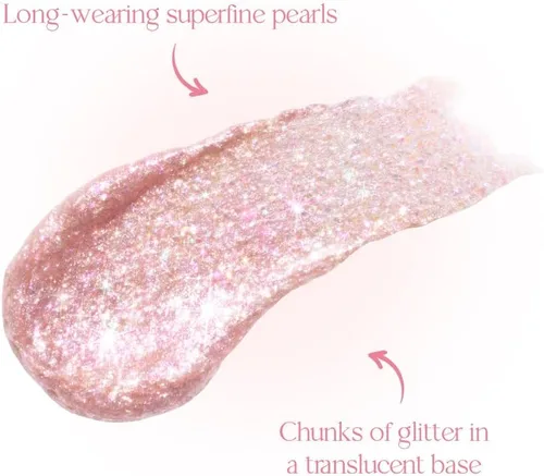Miniatura 4 de dasique Starlit Jewel - Brillo líquido (06 cristal rosa) Sombra de purpurina parpadeante Maquillaje coreano Maquillaje de ojos brillante