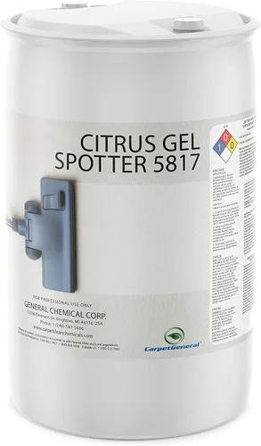 Citrus Gel Spotter 5817 - Tratamiento quitamanchas y limpiador de manchas para alfombras multisuperficie - Uso residencial y comercial - Para