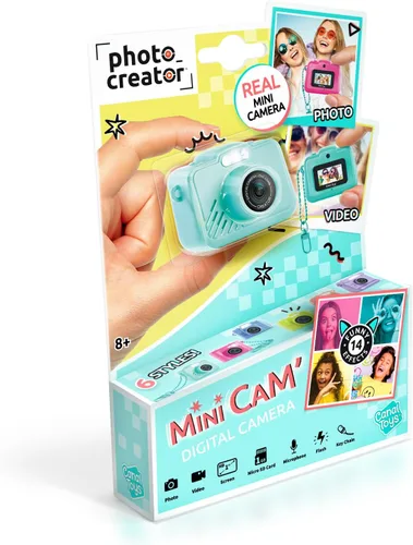 Miniatura 3 de Cámara Digital Original Photo Creator Mini’Cam - Turquesa; Personaliza con 6 Marcos y 8 Filtros de Color Integrados; Compacta; Incluye Tarjeta