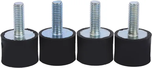 Miniatura 6 de Aislador antivibración M8 M6, soportes mecánicos de amortiguación de vibraciones, soportes de goma M6, amortiguador de choque, 4 piezas de goma