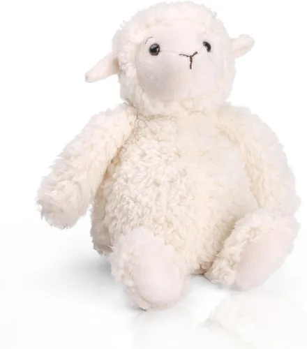 LotFancy Peluche de cordero, peluche suave de cordero de 12 pulgadas, lindos peluches para niños, niñas, bebés, baby shower, Pascua, decoración de