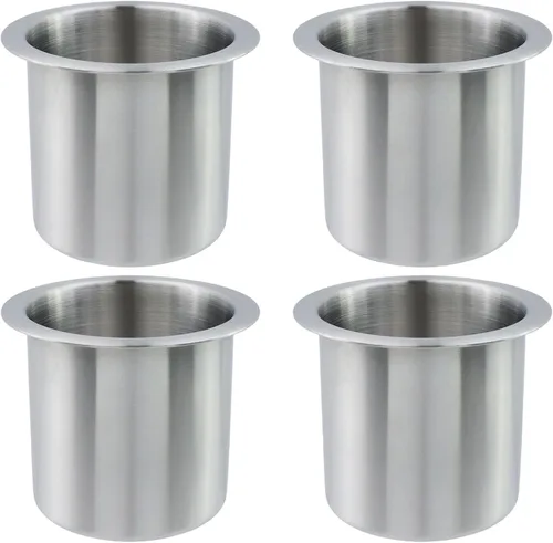 Miniatura 17 de Dnyta 4 piezas de 3.8 x 2.6 pulgadas de plástico negro para asiento de automóvil, soporte de vaso de repuesto para sofá, barco, camión, automóvil